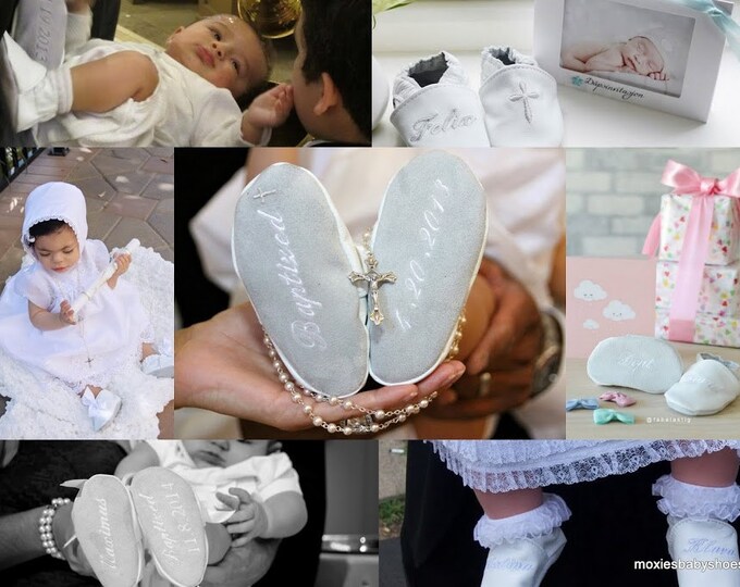 Baptism-christening-shoes-soft  leather baptism shoes  monogrammed by softsoulbabyshoes