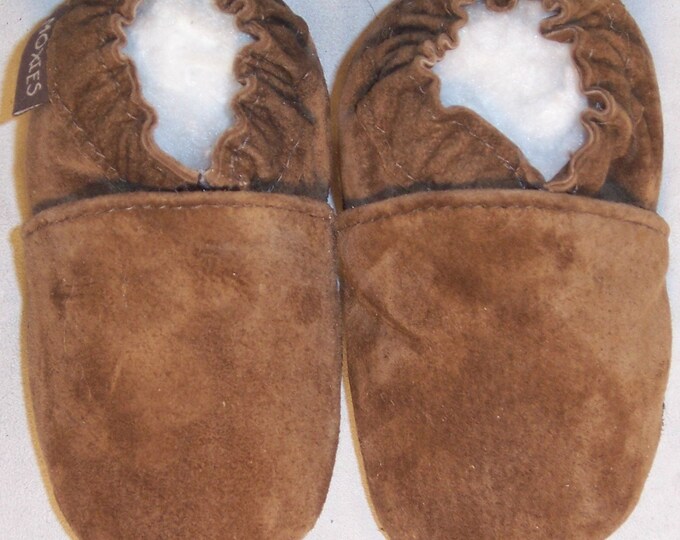 softsoul suede and leather baby boy girl soft sole shoes you pick the size and color