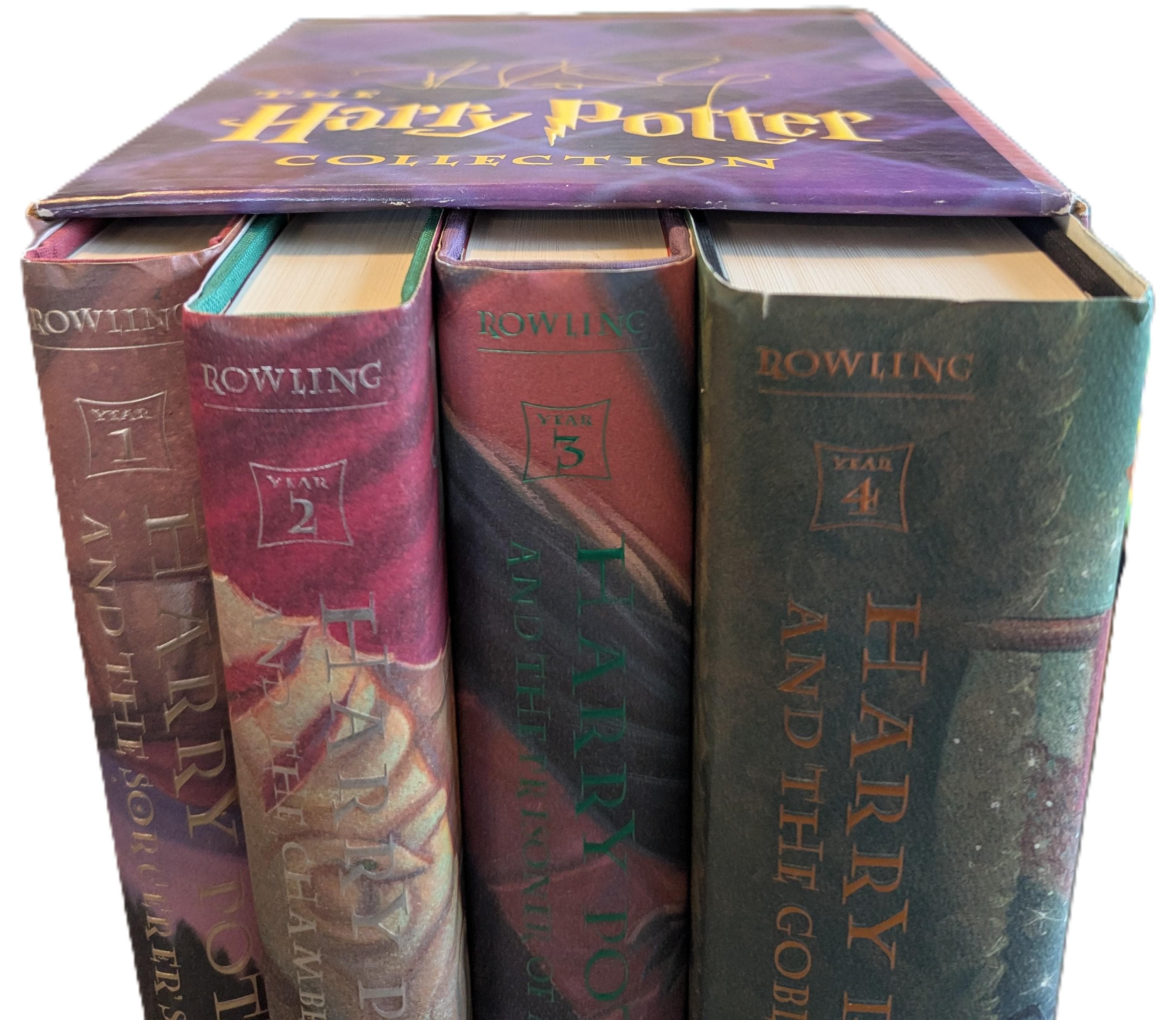 Vintage Harry Potter Books 1-4, Collection 1st American Editions