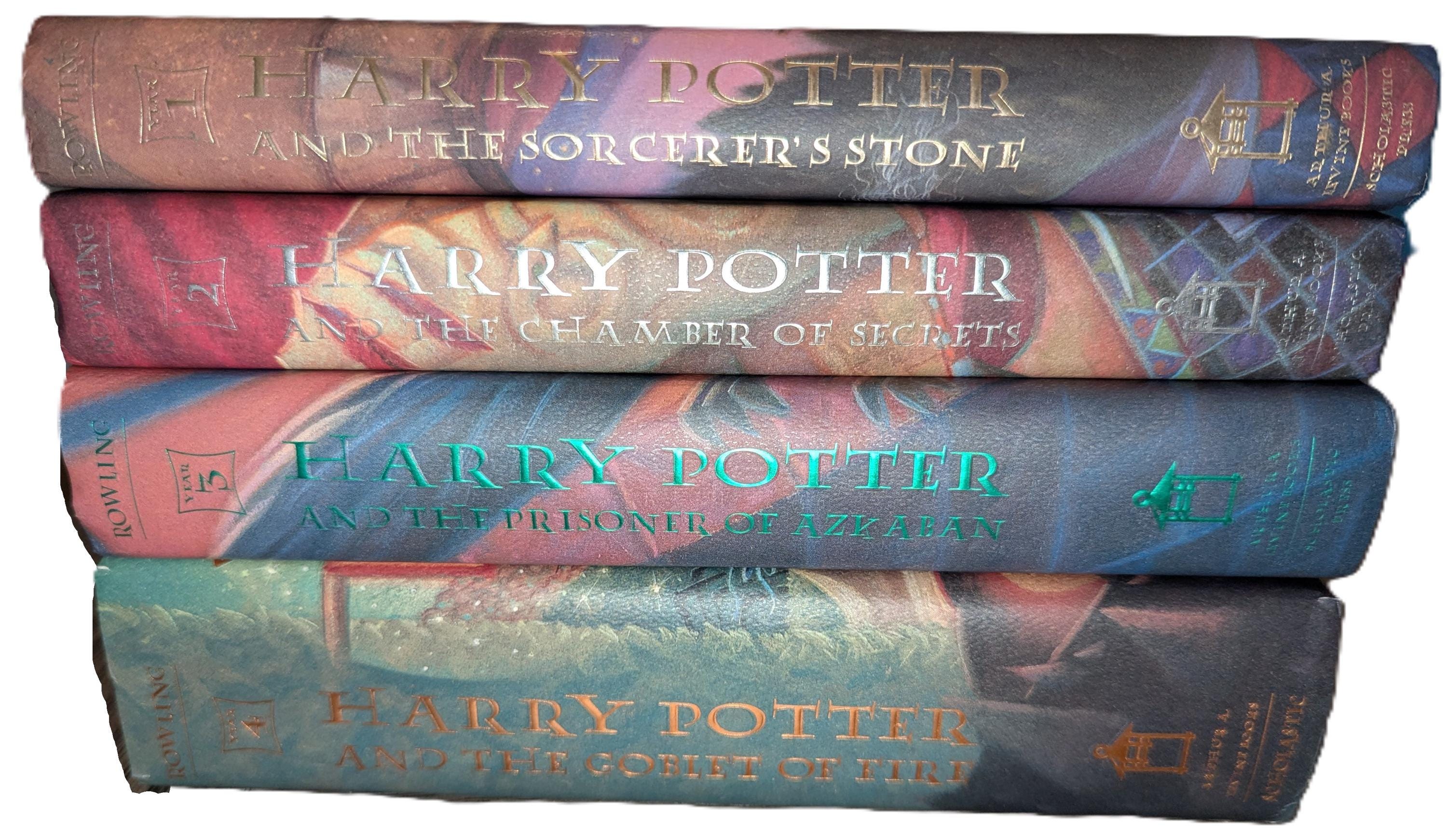 Vintage Harry Potter Books 1-4, Collection 1st American Editions