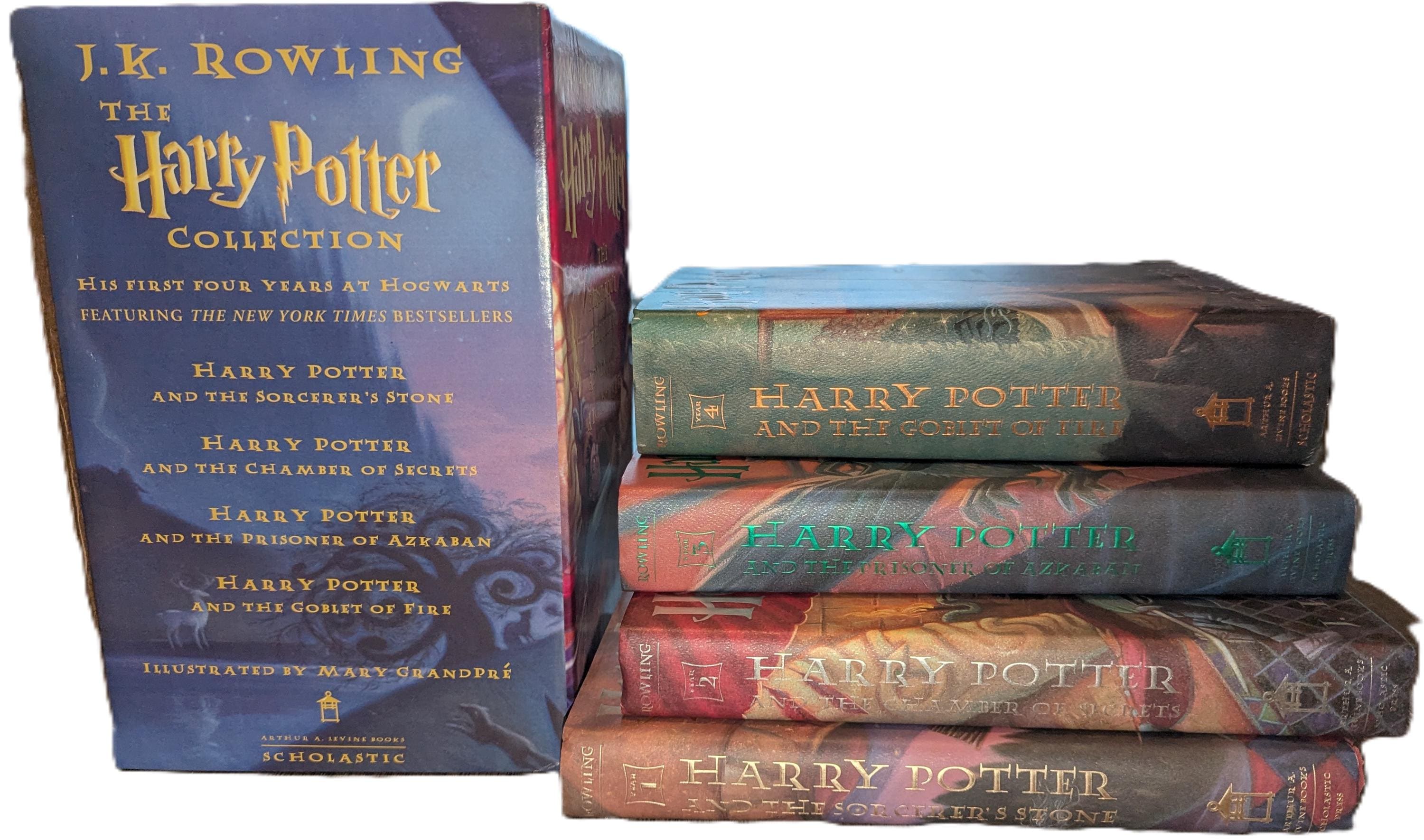 Vintage Harry Potter Books 1-4, Collection 1st American Editions