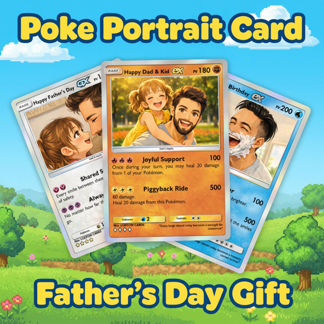 Personalized Family Trading Card | Custom Photo Collectible Card ...