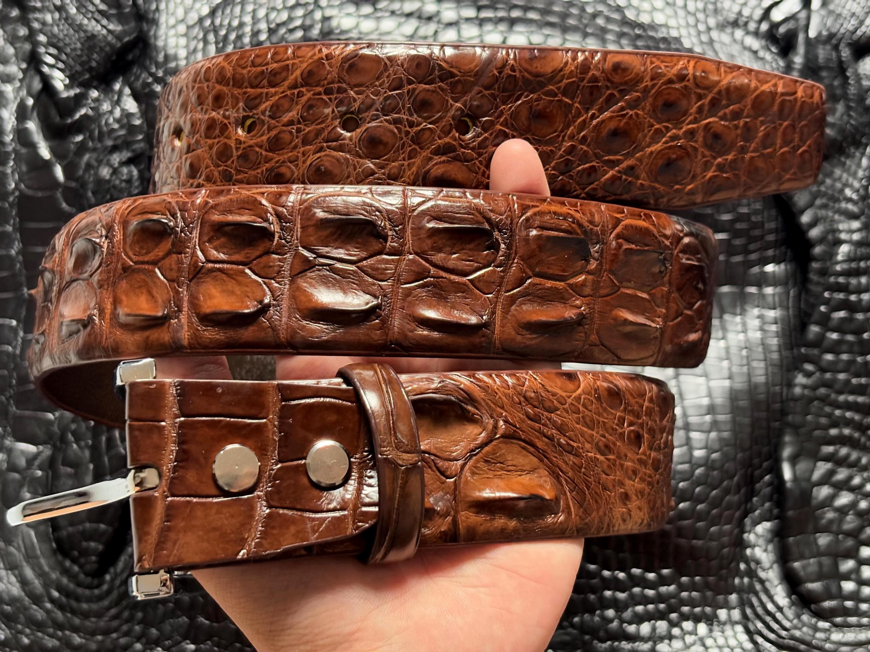 Stussy Argyle Stitch Leather Belt Stussy Belt Elastic N4