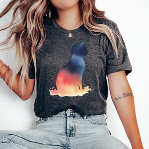 Katzenbesitzer TShirt Tierliebhaber Geschenk Katze Papa T-Shirt Katzenliebhaber Shirt lustiges Katzen-Shirt Haustier-Liebhaber-T-Shirt für Frauen Geschenk für Katzenmutter T-Shirt für sie
