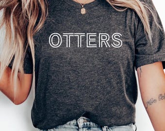 Camiseta de nutria, camiseta para amantes de los animales, camiseta para papá de nutrias, camiseta para amantes de las nutrias, camiseta divertida de nutria, camiseta para amantes de las mascotas, regalo para mamá, camiseta para ella