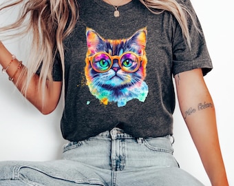 Cat Lover Shirt Gifts for Cat Lovers Tee Gift For Cat Mom TShirt Cat Owner Gift Funny Cat Shirt for pet lover T-shirt for animal lover