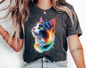 Cat Shirt Gifts for Cat Lovers Tee Gift For Cat Mom TShirt Cat Owner Gift Funny Cat Shirt for pet lover T-shirt for animal lover T shirt