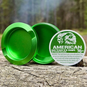 Metal Can for Zyn Snus Holder and Zyn Tin Dip Can and Pill Container Gift for Him or Boyfriend Bachelor Gift for Zyn Users AMERI-CAN
