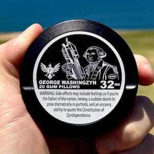 Metal Can for Zyn Snus Holder and Zyn Tin Dip Can and Pill Container Gift for Him or Boyfriend Bachelor Gift for Zyn Users G. WashingZYN