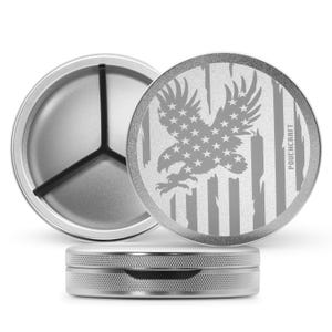 Metal Can for Zyn Snus Holder and Zyn Tin Dip Can and Pill Container Gift for Him or Boyfriend Bachelor Gift for Zyn Users 2-PIECE CAN