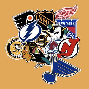 Hockey Stickers For Car/Laptop/Tumbler