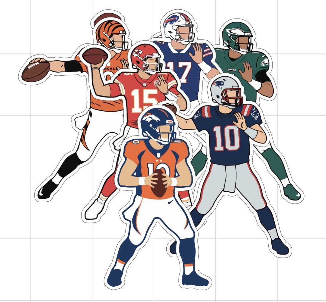 Speed Qb Sticker NFL Quarterback Vinyl Die Cut Stickers - Etsy