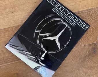 Vintage 1983 Mercedes Benz History Collectible Illustrated Car Automobile History Book Hardback