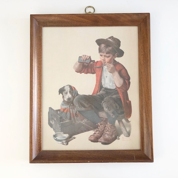 Norman Rockwell Framed Prints Etsy