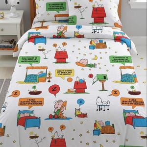70s PEANUTS SEARS ROEBUCK ベッドシーツ ビンテージ Vintage 70s Peanuts Sheets - Etsy