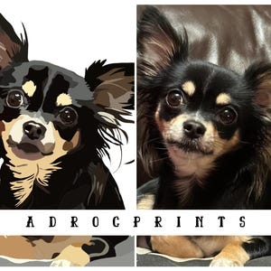 Custom Pet Portrait | Digital Pet Drawing | Dog & Cat Printable Art | Personalized Pet Gift