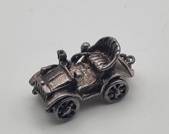 Vintage Sterling Silver, Car, Charm. 1970's.