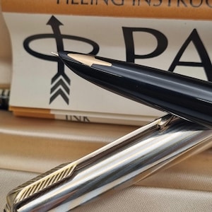 A Rare, Vintage, Parker 61, Heritage, Rainbow Cap, Capillary Fill, Fully Restored, boxed and Ready to Write.