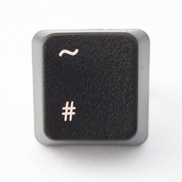 Hashtag Ring # Handmade from a Computer Keyboard Key ring recycled ring up-cycled ring