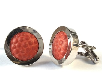 Valentines Day Gift Real Basketball Cufflinks Wedding Cufflinks Novelty Cufflinks Silver Plated Cufflinks