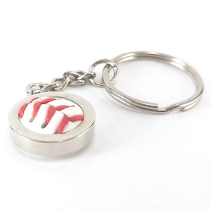 Baseball Keychain made from a Real Baseball, Keyring Fathers day baseball gift baseball keychain dad baseball gifts for men mom baseball fan