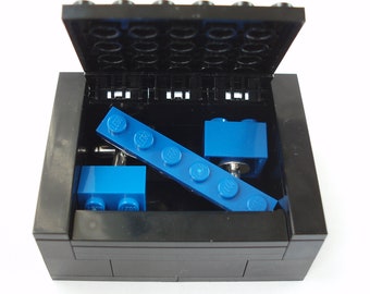 Groomsmen Cufflinks & Tie Slide Gift Set Includes Box Handmade with LEGO(r) Bricks Wedding Cufflinks Grooms Cufflinks