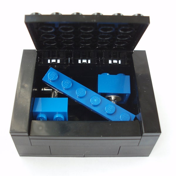 Groomsmen Cufflinks & Tie Slide Gift Set Includes Box Handmade with LEGO(r) Bricks Wedding Cufflinks Grooms Cufflinks