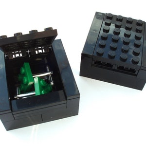 Pick your fav colour silver plated Cufflinks Handmade with LEGOr 2x2 Plates image 3