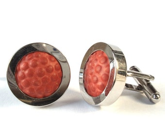 Real Basketball Cufflinks Wedding Cufflinks Novelty Cufflinks Silver Plated Cufflinks