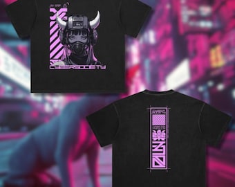 NEON V3XX -Vintage Washed T-Shirt | Techwear