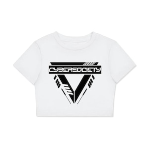 TR1F0RCE - Women&#39;s Fitted Tech Wear Crop Top | Bodycon Fit