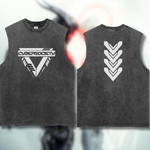 TRIFORCE | Regata Cyberpunk Distópica Sem Mangas