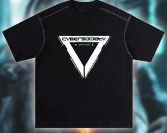 Disconnected | Black Double Sided Techwear Tee