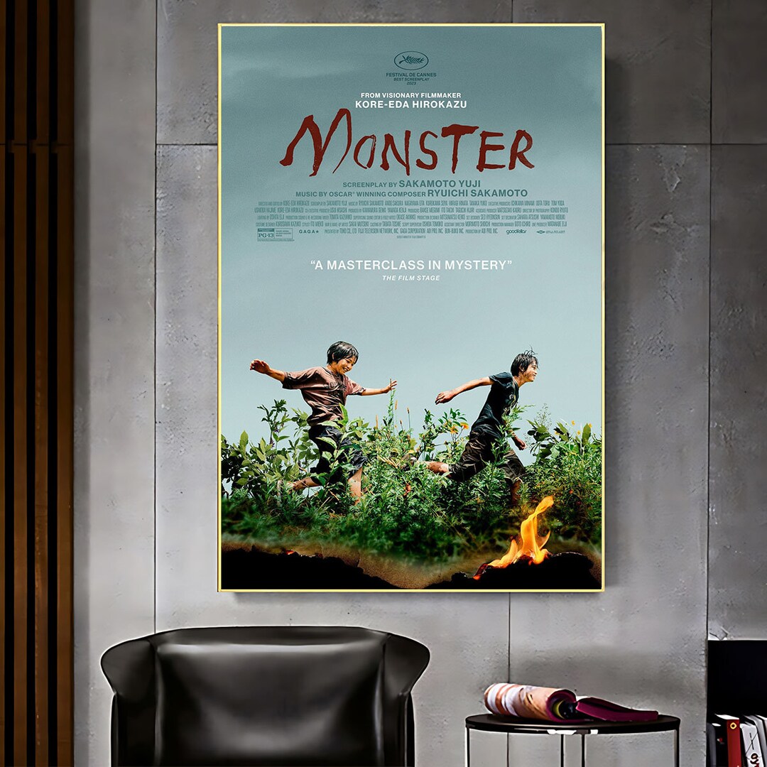 Monster Movie Poster - High Quality Canvas Art Printing - Classic and ...