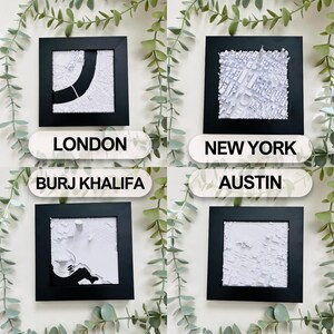 Kuala Lumpar Cityprints 3D Printed City Models 5x5 Wall Art Decor ...