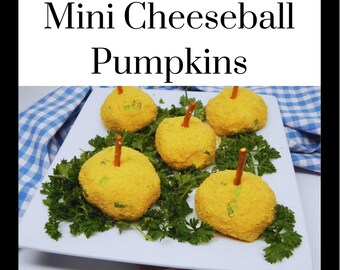 Pumpkin Cheese Ball Recipe | Fall Thanksgiving Appetizer (PDF)