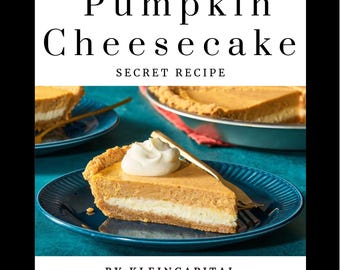 Double layer pumpkin cheesecake recipe, fall dessert, thanksgiving baking