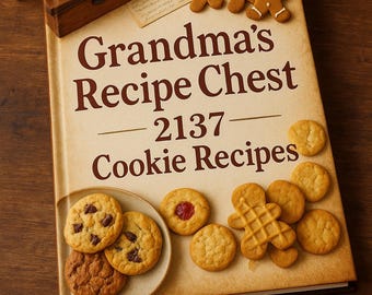 E-book con le ricette dei biscotti della nonna: 2137 ricette di pasticceria d'epoca (download digitale in formato PDF)