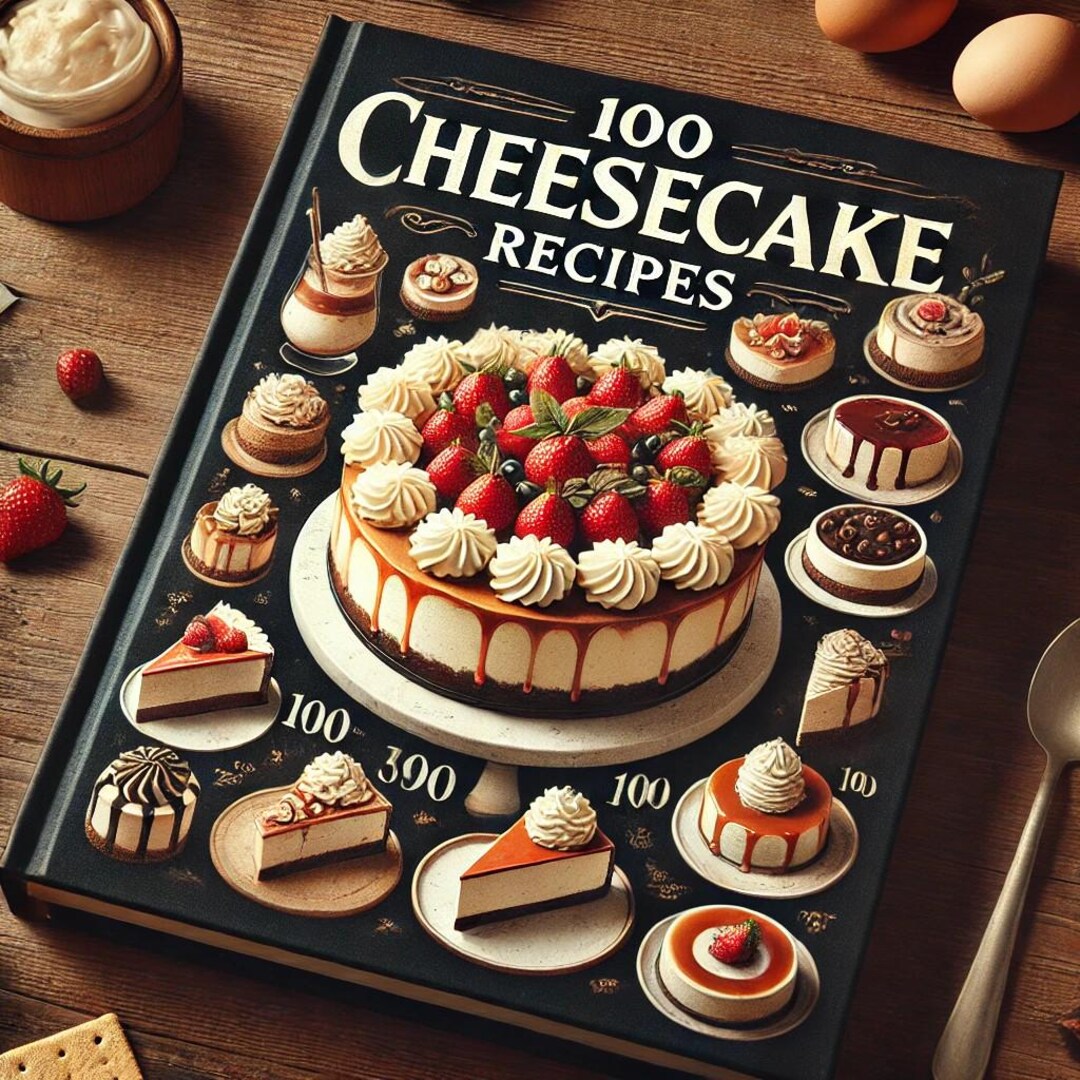 100 Cheesecake Recipes Cookbook PDF Etsy