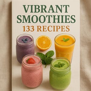 Vibrant Smoothies Cookbook: 133 Healthy Recipes (PDF Download