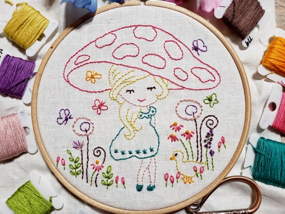 DIY Wild Mushroom Embroidery Kit — Heart Craft Studio