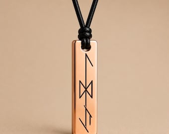 Hand Engraved Idunn Necklace, Viking Youth Pendant, Norse Goddess Gift