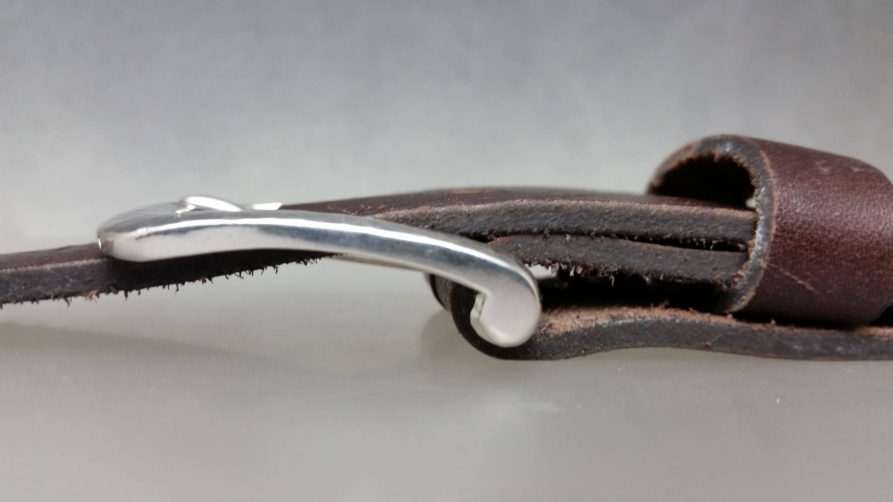 The Explorer Belt Buckle in Solid Hammered Textured Sterling | Etsy