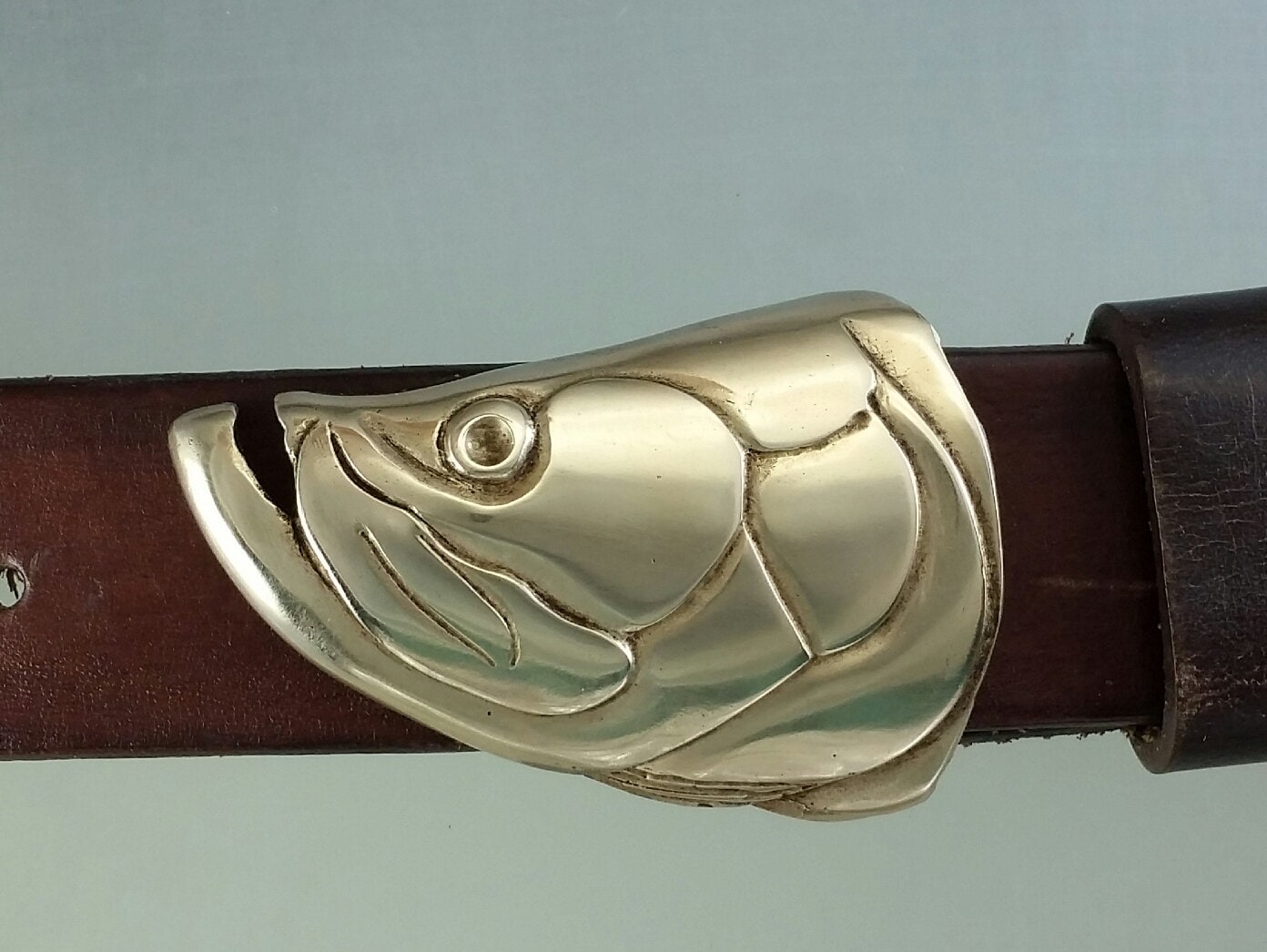 fish belt buckle