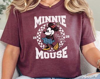 Retro Minnie Mouse Shirt,  Disney Vacation Shirt, Disneyland Minnie Shirt, Vintage Minnie Shirt, Magic Kingdom Shirt, Classic Minnie Shirt