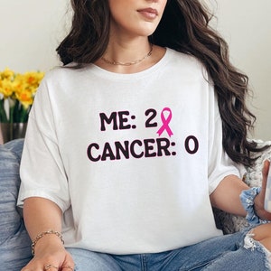 Me 2 Cancer 0 Shirt, Breast Cancer Shirt, Cancer Support Shirt, Breast Cancer Awareness Shirt, Cancer Survivor Shirt, Pink Ribbon Tee