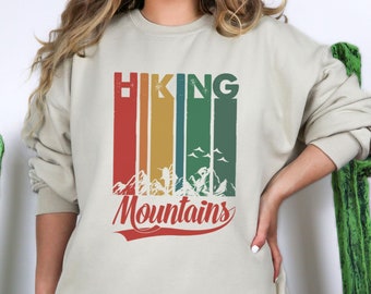 Hiking Sweatshirt, Hiking Mountain Sweatshirt, Outdoor Enthusiast Sweatshirt, Outsider Sweatshirt, Hiking sweatshirt for nature lovers