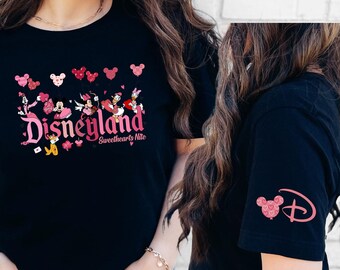 Custom Couple Disneyland Shirt, Disney Valentines Couple Shirt, Disneyland Valentines Shirt, Disney Lover Valentines Day, Valentine Gifts