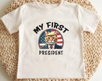 My First President Baby Shirt, My First President Trump Lover Bodysuit, Trump Baby Shirt, Trump President Baby Outfit, Political Baby Gifts