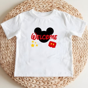 Disney Welcome Babysuit, Disney First Kids Shirt, Toddler Shirt, Disney Trip Kids Shirt, Baby Disneyworld Shirt, Disney Summer Shirt